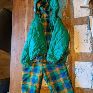 Patagonia reversible jacket and snow pants